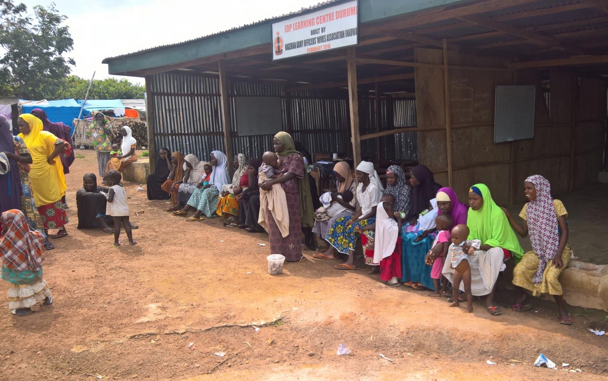 PSI delegation visits an internally displaced persons camp in Nigeria
