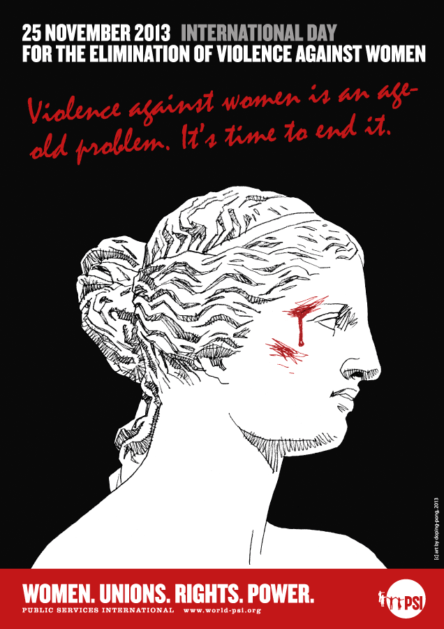 PSI violence against women poster
