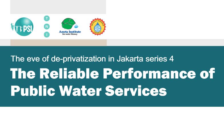 The Reliable Performance of Public Water Services