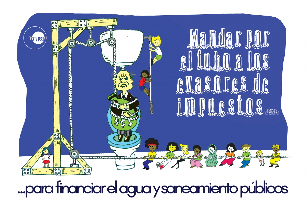 PSI poster blue - Spanish