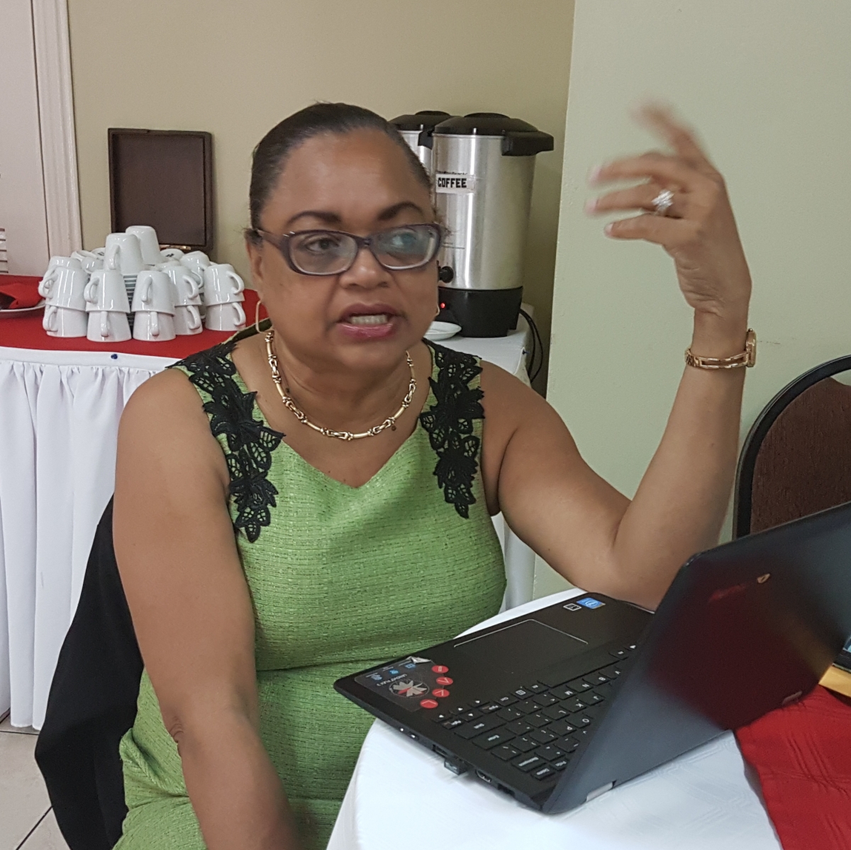 Helene Davis-Whyte explains the role of unions in Jamaica in dealing with climate change