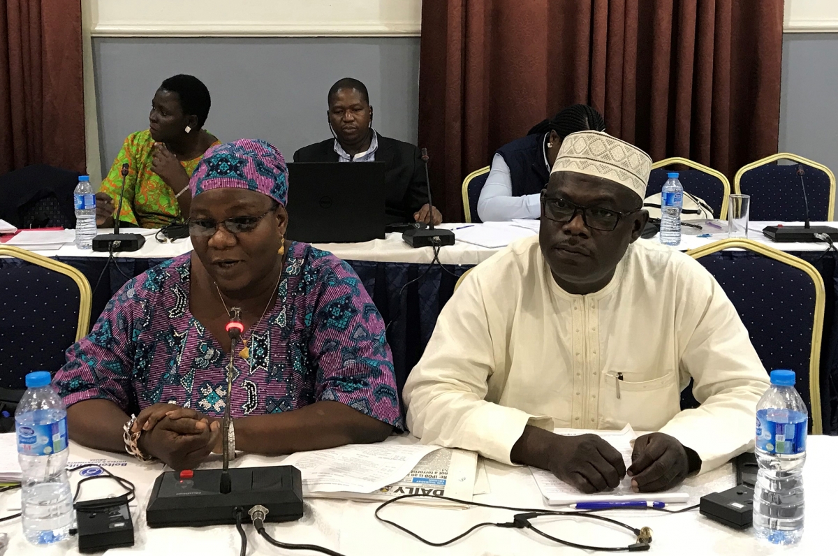 Juliana Bitrus and Abdul Aziz Uthman, leaders of the National Association of Nigerian Nurses and Midwives in the Yobe and Borno states of Northeast Nigeria relate the situation of health workers displaced by the Boko Haram extremist group.