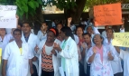 Huelga del personal de enfermería de hospitales dominicanos