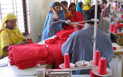 Garment workers in Bangladesh