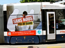 Geneva tram - migration poster