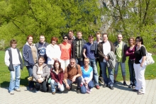 Participants at the young workers seminar in Blansko-Češkovice, April 2009, Czech Republic