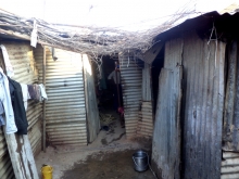 Shack used as housing for Indian metro workers 