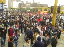 Perú: trabajadores salieron a la calle el 4 de Julio