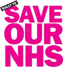 Save our NHS logo
