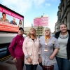 GMB members (left to right) Gillian Docherty, Eileen Dougall, Shona Thomson and Lee-Ann Dougall (Jane Barlow/PA)