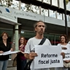 Protesta por la justicia fiscal en España (Foto: Pablo Tosco/Oxfam Intermón