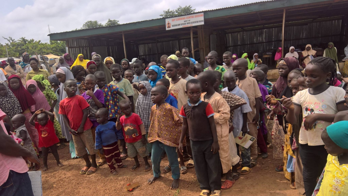 PSI delegation visits an internally displaced persons camp in Nigeria