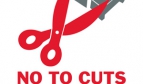 Logo No to cuts in public spending