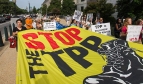 Protesta contra el TPP