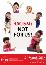 Poster: Racism? Not for us!