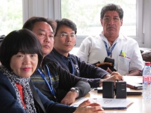 Workers' representatives from South Korea and Guatemala