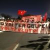 protesta en contra la destitución de Dilma