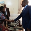 PSI Subregional Secretary Charlotte Kalanbani met the Prime Minister of Chad in February 2017