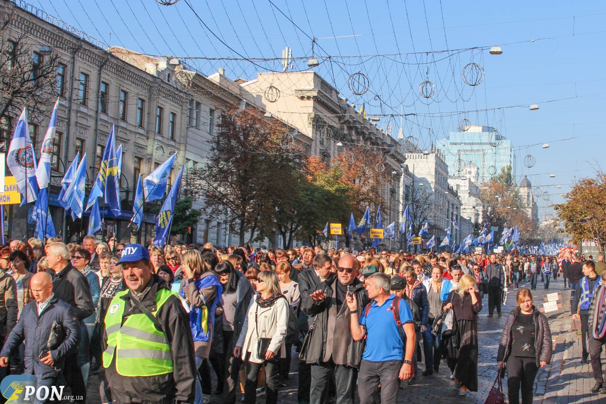 march in Kiev